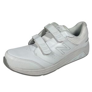 New Balance 928v3 Hook & Loop Leather Walking Shoes Womens 13 B White Sneakers